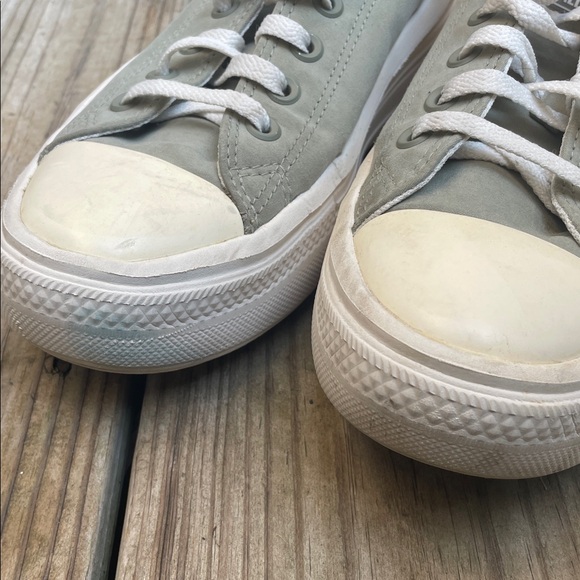 Converse Chuck Taylor All Star Olive Green Move Platform Sneakers Size 9 - Picture 11 of 11